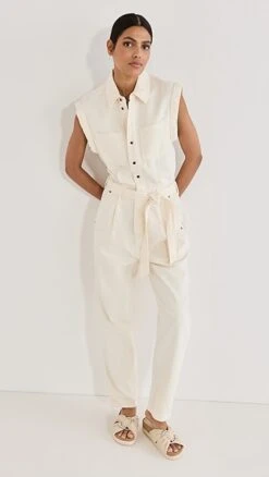 Rag & Bone Featherweight Anna Jumpsuit -Denim Diva Shop ragbo4654930884 1677278147780 2 0. UX357 QL90