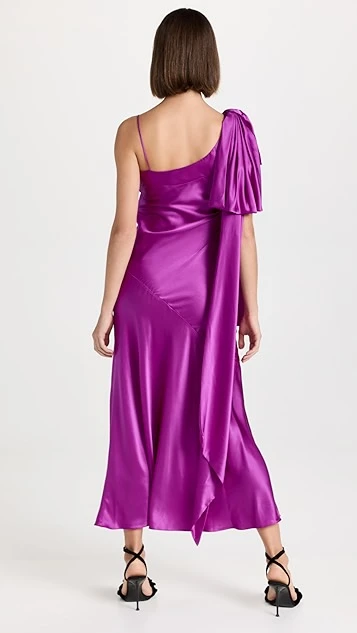 Rodarte One Shoulder Dress With Bow Detail 4 Rodarte One Shoulder Dress With Bow Detail - Image 2