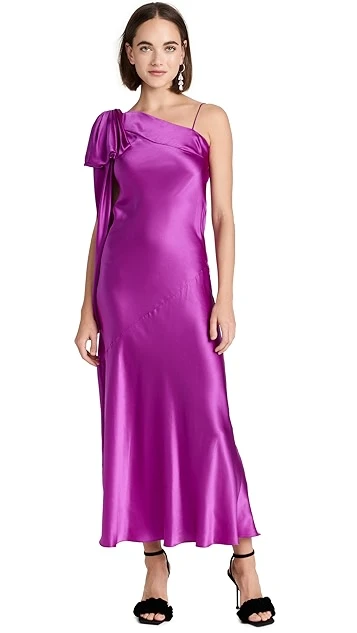 Rodarte One Shoulder Dress With Bow Detail 9 Rodarte One Shoulder Dress With Bow Detail - Image 7