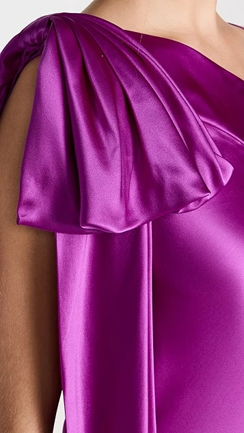 Rodarte One Shoulder Dress With Bow Detail 7 Rodarte One Shoulder Dress With Bow Detail - Image 5
