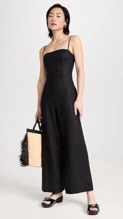 Reformation Overland Linen Jumpsuit -Denim Diva Shop refor408081071b 1680212746395 2 0. UX357 QL90