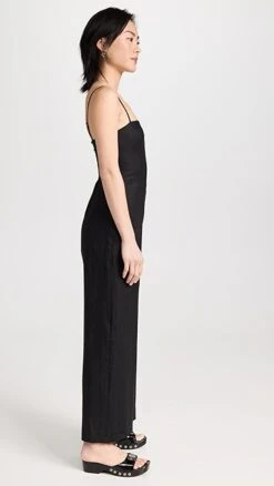 Reformation Overland Linen Jumpsuit -Denim Diva Shop refor408081071b 1680212746411 2 0. UX357 QL90