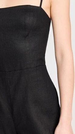 Reformation Overland Linen Jumpsuit -Denim Diva Shop refor408081071b 1680212746668 2 0. UX357 QL90