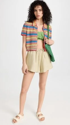 Reformation Zoe Linen Shorts -Denim Diva Shop refor408452017c 1681492806239 2 0. UX357 QL90