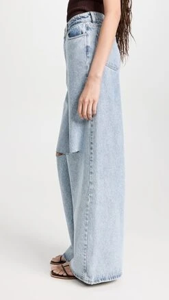ROKH Knee Cutout Denim Jeans -Denim Diva Shop rokhh3006527657 1680821044312 2 0. UX357 QL90