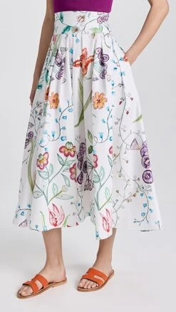 Rosie Assoulin Gathered Skirt -Denim Diva Shop rosdb3012838271 1681143043139 2 0. UX357 QL90