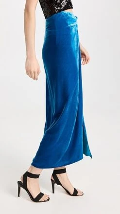 Saloni Rebel Skirt -Denim Diva Shop salon3071613041 1670602091679 2 0. UX357 QL90