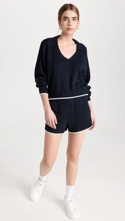Sweaty Betty Coastal Knitted Shorts -Denim Diva Shop sbett3028410601 1681739851810 2 0. UX357 QL90
