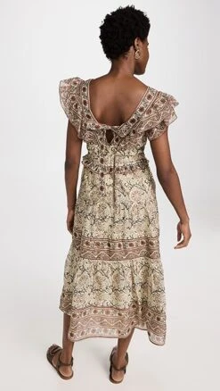 Sea Marlee Print Flutter Sleeve Dress -Denim Diva Shop seaaa2181312955 1674661905520 2 0. UX357 QL90