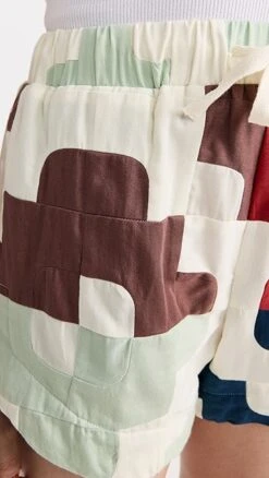 Sea Cari Patchwork Shorts -Denim Diva Shop seaaa2181510167 1674573486725 2 0. UX357 QL90