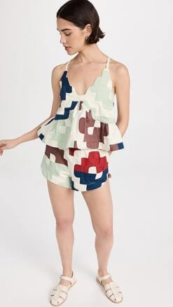 Sea Cari Patchwork Shorts -Denim Diva Shop seaaa2181510167 1674573487151 2 0. UX357 QL90