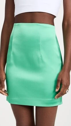 Sergio Hudson Classic High Waisted Miniskirt -Denim Diva Shop sehud3000310167 1655245773606 2 0. UX357 QL90