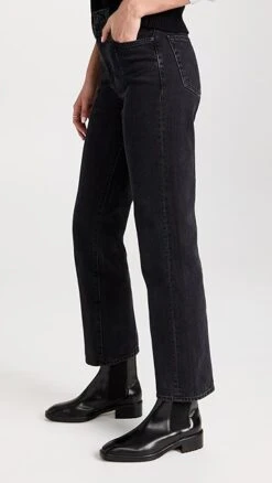 SLVRLAKE London Pintuck Jeans -Denim Diva Shop slvrl301481a787 1663868699585 2 0. UX357 QL90