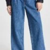 SLVRLAKE Taylor Wide Pleated Jeans -Denim Diva Shop slvrl301741d72a 1675808973521 2 0. UX357 QL90