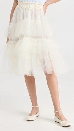 Simone Rocha Elasticated Layered Tutu Skirt -Denim Diva Shop sroch301871a530 1657745234240 2 0. UX357 QL90