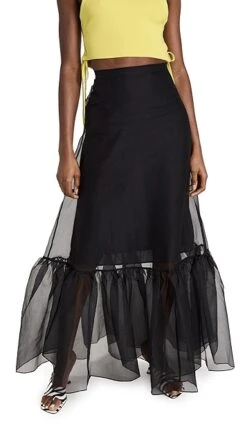 STAUD Ambrosia Skirt -Denim Diva Shop staud314391071b 1671146537971 2 0. UX357 QL90