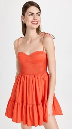 STAUD Mini Landry Dress