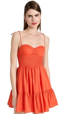 STAUD Mini Landry Dress -Denim Diva Shop staud3144112906 1671554147162 2 0. UX357 QL90