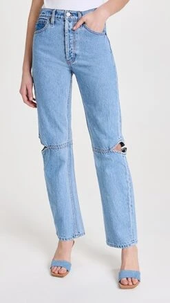 Still Here Cowgirl Jeans In Vintage Blue