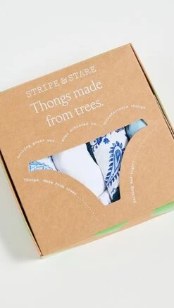 Stripe & Stare Spring Paisley Thong Four Pack -Denim Diva Shop ststa301411a569 1679404481124 2 0. UX357 QL90