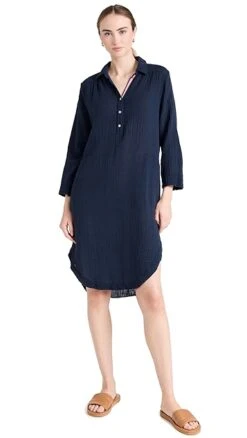 SUNDRY Longsleeve Shirttail Dress -Denim Diva Shop sundr321201d6a1 1679670146005 2 0. UX357 QL90