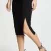 Susana Monaco High Waist Slit Skirt