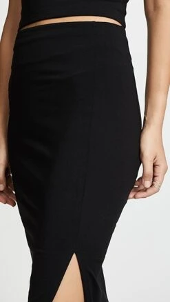 Susana Monaco High Waist Slit Skirt -Denim Diva Shop susan405981071b q5 2 0. UX357 QL90