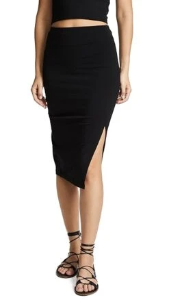 Susana Monaco High Waist Slit Skirt -Denim Diva Shop susan405981071b q6 2 0. UX357 QL90