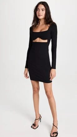 Susana Monaco Reverse Sweetheart Long Sleeve Dress -Denim Diva Shop susan409281cd2d 1663886189054 2 0. UX357 QL90