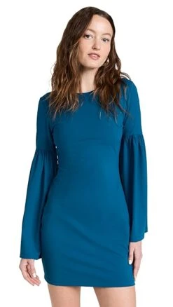 Susana Monaco Bell Sleeve Mini Dress -Denim Diva Shop susan4093911756 1669828742507 2 0. UX357 QL90