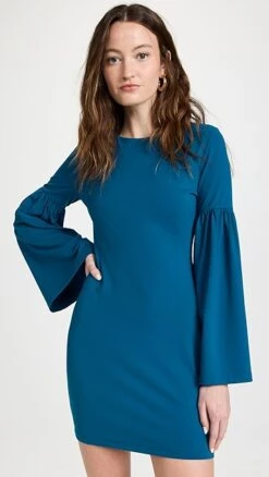 Susana Monaco Bell Sleeve Mini Dress -Denim Diva Shop susan4093911756 1669828742758 2 0. UX357 QL90