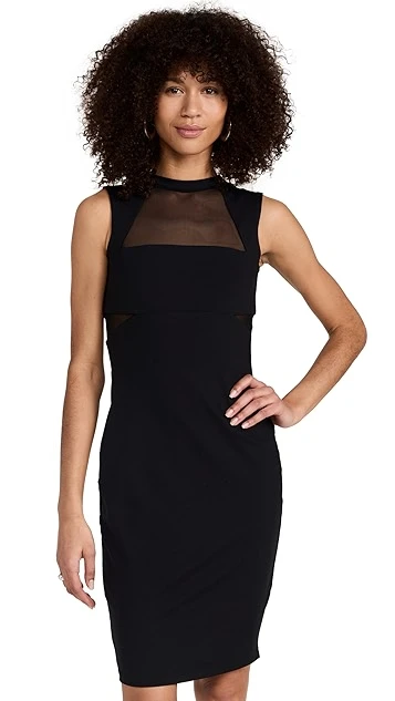 Susana Monaco Cut Out Crew Mesh Dress 8 Susana Monaco Cut Out Crew Mesh Dress - Image 6