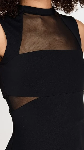 Susana Monaco Cut Out Crew Mesh Dress 7 Susana Monaco Cut Out Crew Mesh Dress - Image 5