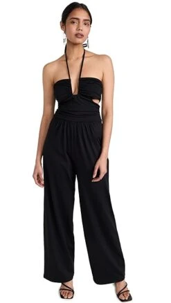 Susana Monaco Square String Halter Jumpsuit -Denim Diva Shop susan409581cd2d 1676418115957 2 0. UX357 QL90