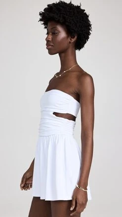 Susana Monaco Tube Cut Out Gathered Romper 11 Susana Monaco Tube Cut Out Gathered Romper -Denim Diva Shop susan4097012244 1676414777080 2 0. UX357 QL90