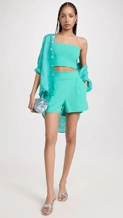 Susana Monaco Pleated Shorts 12 Susana Monaco Pleated Shorts -Denim Diva Shop susan4097213565 1676414831961 2 0. UX357 QL90