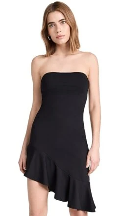 Susana Monaco Tube Ruffle Dress -Denim Diva Shop susan409881071b 1681833585524 2 0. UX357 QL90