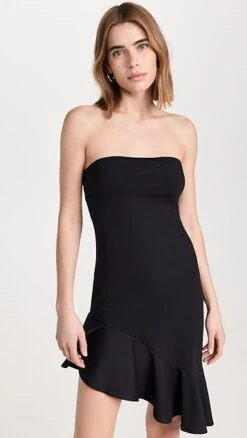 Susana Monaco Tube Ruffle Dress