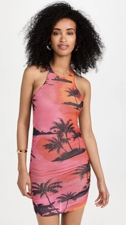 The Andamane Morgana Drapped Tank Mini Dress