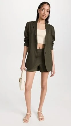 Theory Clean Mini Shorts -Denim Diva Shop theor4443912977 1680800511925 2 0. UX357 QL90