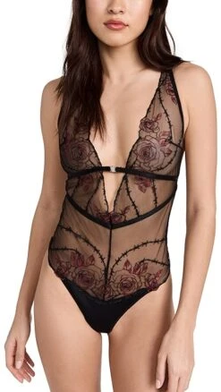 Thistle And Spire Thorn Apart Thong Bodysuit -Denim Diva Shop thspi301981cd2d 1675817881663 2 0. UX357 QL90