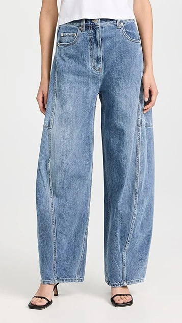 Tibi Classic Wash Denim Sid Jeans 3 Tibi Classic Wash Denim Sid Jeans