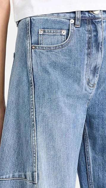 Tibi Classic Wash Denim Sid Jeans 7 Tibi Classic Wash Denim Sid Jeans - Image 5
