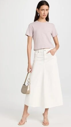 Tibi White Denim Godet Midi Skirt -Denim Diva Shop tibdb304331c925 1677871367179 2 0. UX357 QL90