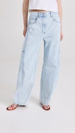 Tibi Bleached Denim Sid Jeans -Denim Diva Shop tibdb3044771717 1683310449817 2 1. UX357 QL90