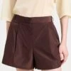 Tibi Italian Sporty Pleated Shorts -Denim Diva Shop tibdb304491c75d 1683307104531 2 0. UX357 QL90