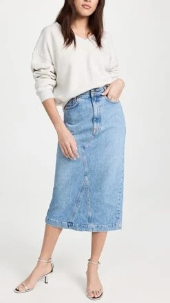 Made In Tomboy Huguette Denim Skirt
