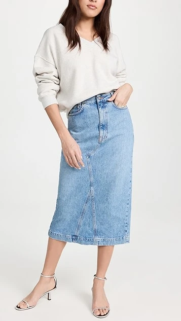 Made In Tomboy Huguette Denim Skirt 3 Made In Tomboy Huguette Denim Skirt