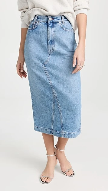 Made In Tomboy Huguette Denim Skirt 4 Made In Tomboy Huguette Denim Skirt - Image 2