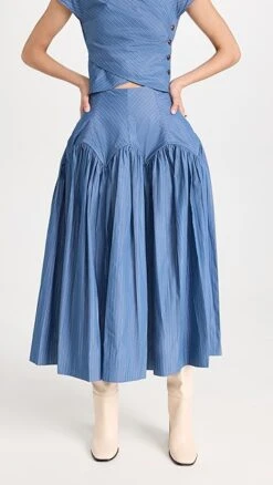 Tory Burch Striped Skirt